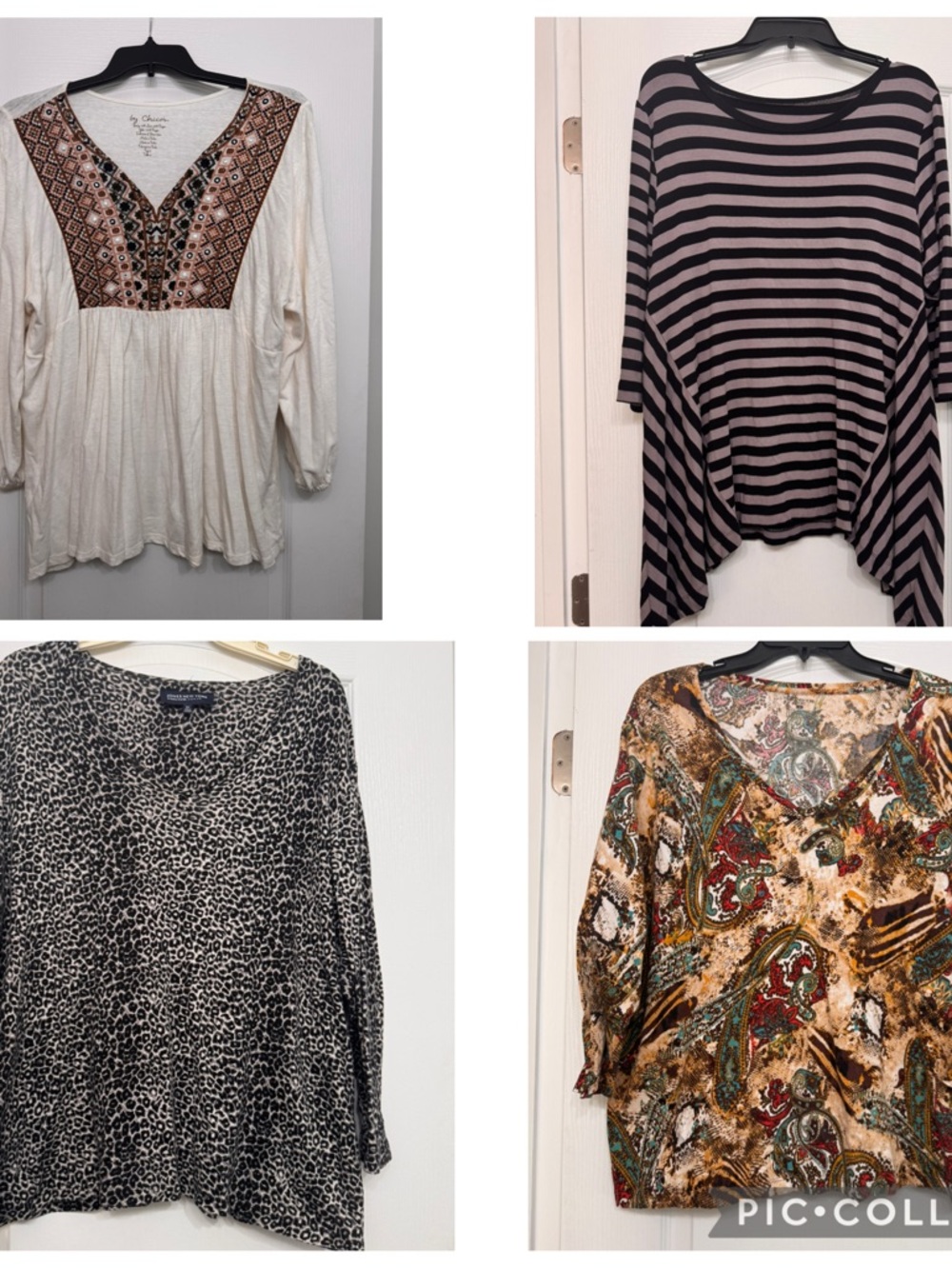 Collection of Four Women’s Tunics